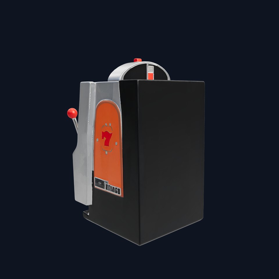 Vintage Slot Machine D Model Pack